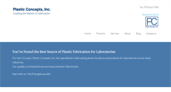 Desktop Screenshot of plastic-concepts.com